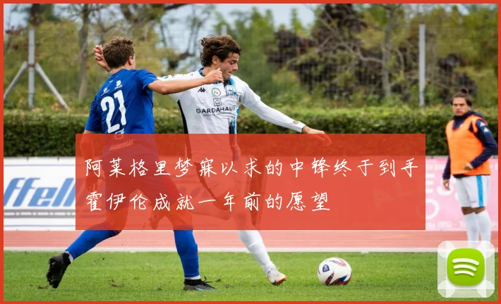 阿莱格里梦寐以求的中锋终于到手霍伊伦成就一年前的愿望